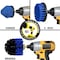 Drill Brush Power Scrubber By Useful Products 5 in W 5 in L Brush, Blue B-S-4CO-QC-DB - alternate 3